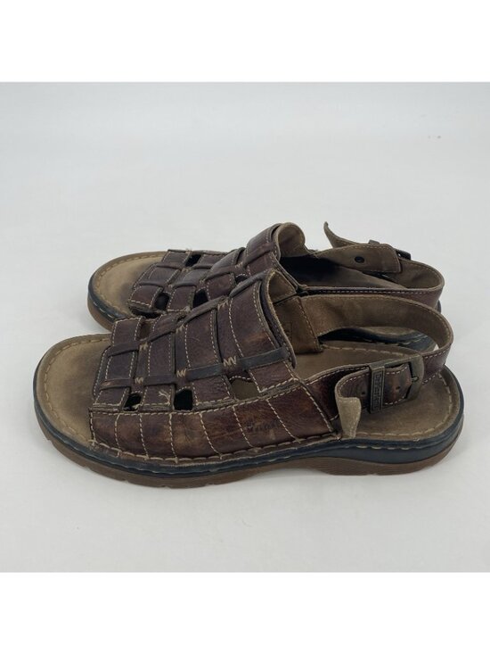 Dr. Marten\'s Air Wair  Mens Size 10 M Brown Leather  Fishermen Sandals Y2K main image 5